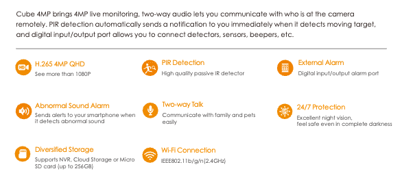 The Perfect Indoor Wifi Camera That's Like An Alarm Too! Even Has 2 Way Audio!